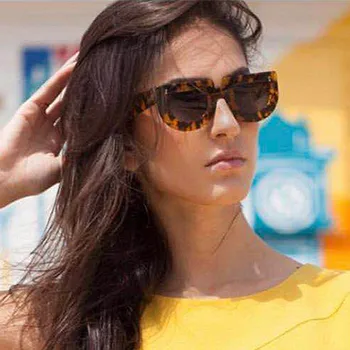 Ženy Retro slnečné Okuliare 2020 Módnej Značky Dizajnér Slnečné Okuliare Trend Dámy Mužov Retro Flat Top UV400 Odtiene Jedinečné Okuliare