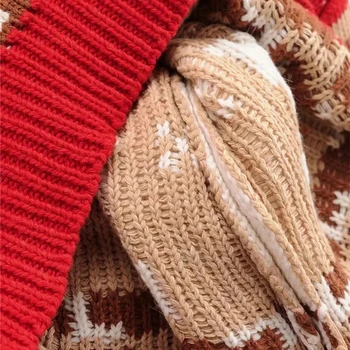 Ženy Zimné Sweater Vianočný Stromček Jeleň Žena Sveter Jeseň Jar O-Krku Pulóver Slim Fit Módne Mäkké Ženy Oblečenie LL222