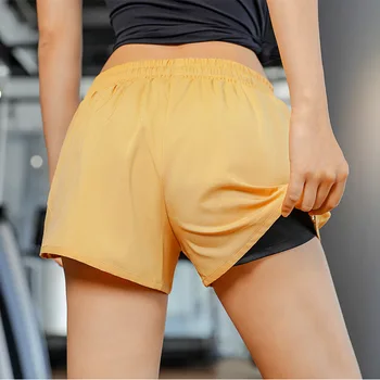 ženy, športové šortky rýchle sušenie voľné fitness anti-osvetlenie jogy beží šortky