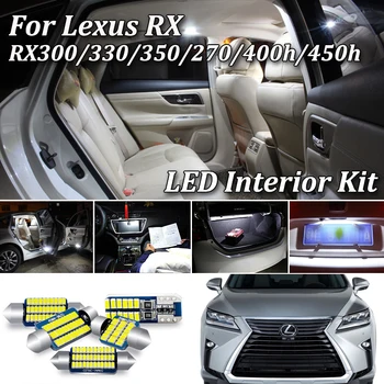 Žiadna Chyba Canbus Pre Lexus RX 300 330 350 270 400h 450h RX300 RX330 RX350 RX270 RX400h RX450h Interiérové LED Svetla Kit (1998-2020)