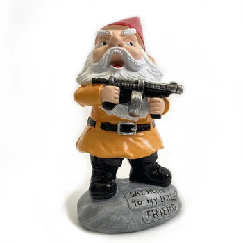 Živica Gnome Socha s zbrane Vianoce Zdobiť DIY Záhrada Živice Trpaslíci Santa Claus Domáce Dekorácie Vianoce, Narodeninové darčeky