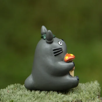 Živica Hayao Miyazaki Totoro Cartoon Figúrky Kvetináče Ozdoby Víla, Črepníkové Záhrada Moss Gnome Dekorácie Miniatúr